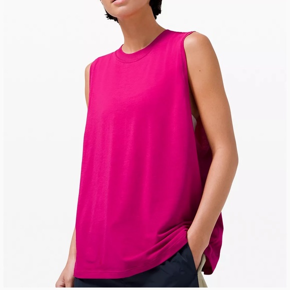Lululemon All Yours Tank * Ripened Rasberry - Picture 4 of 5